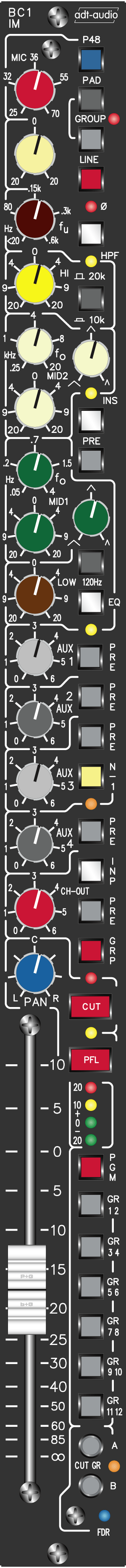 small Format Broadcast Input Module, Mono