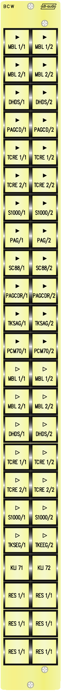 Select Module BCWI for Transfer Console BC-SRD